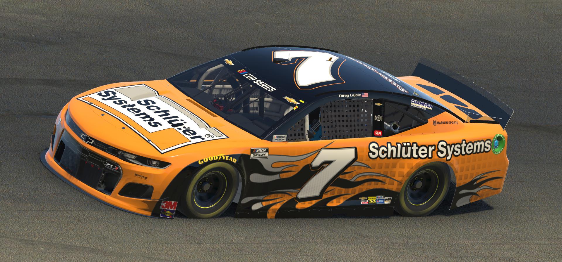 Preview of Corey Lajoie 2021 Schluter Systems Camaro Concept Numbered by Doug DeNise