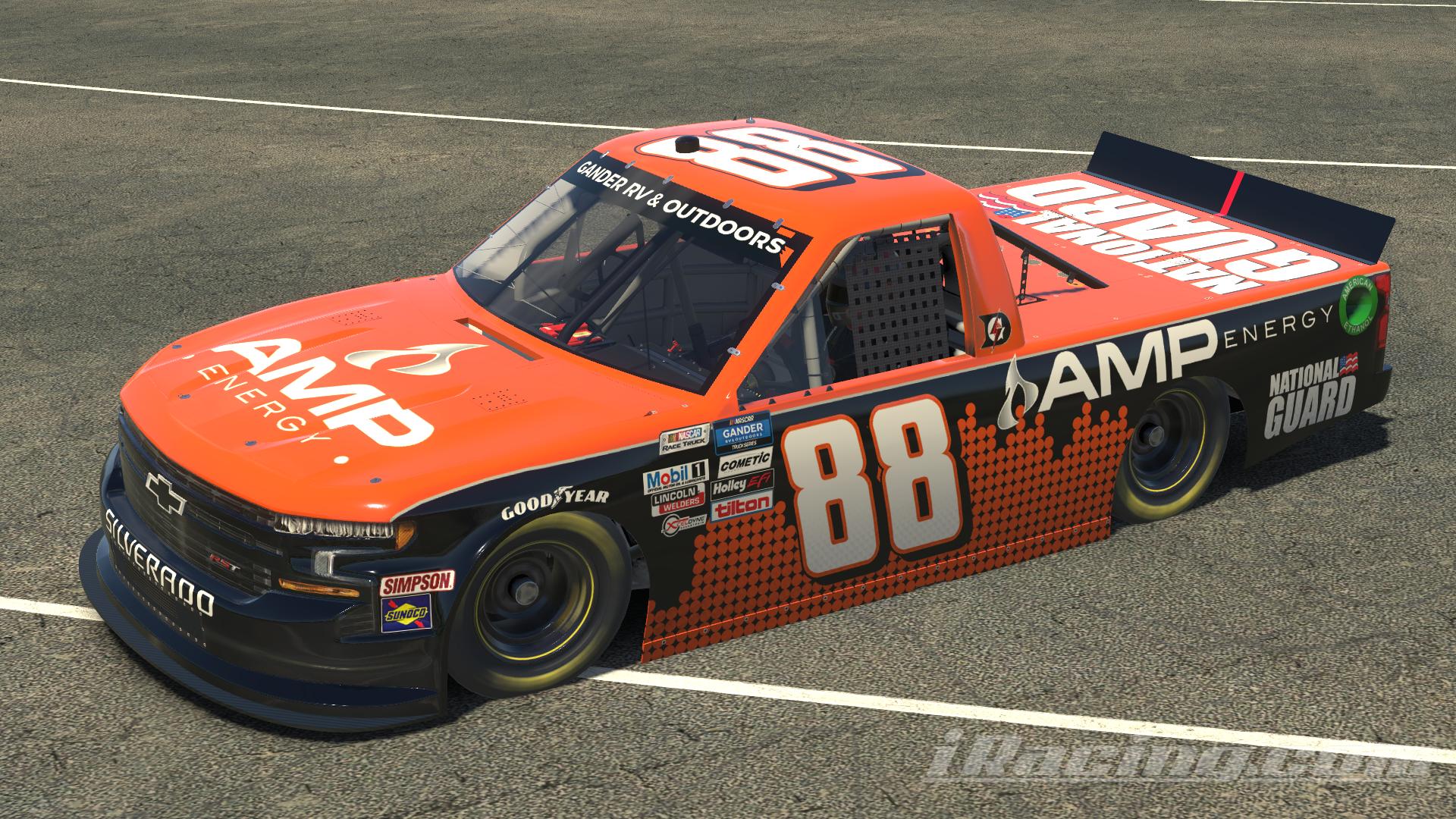 Preview of Dale Earnhardt Jr Amp Energy Orange 2013 (No #s) by DG Swiss