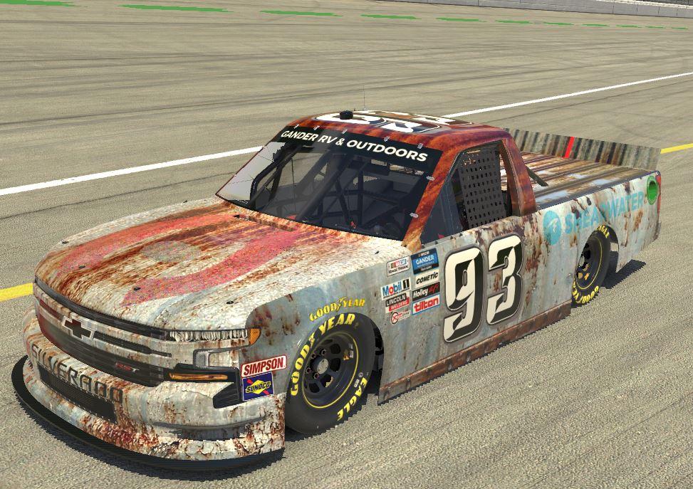Preview of Chevrolet Silverado Truck 2019 Rusty Truck Scuba Hollis/Shearwater Logos by Brad Younkman