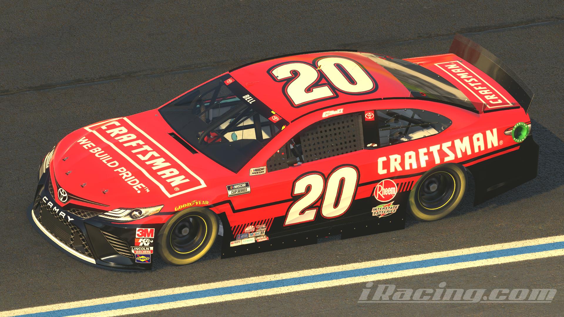 Preview of 2021 Christopher Bell Craftsman Camry by Dylan Holland