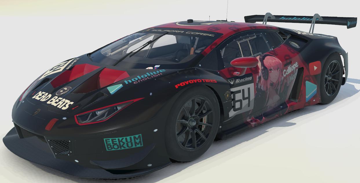 Preview of Calliope Mori Hololive EN Lamborghini Huracan GT3 EVO by Brandon D.