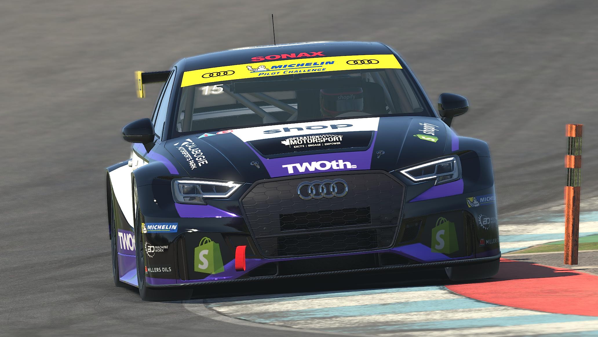 Preview of Shop App TWOth Autosport Audi RS 3 TCR 2021 by Nick Looijmans