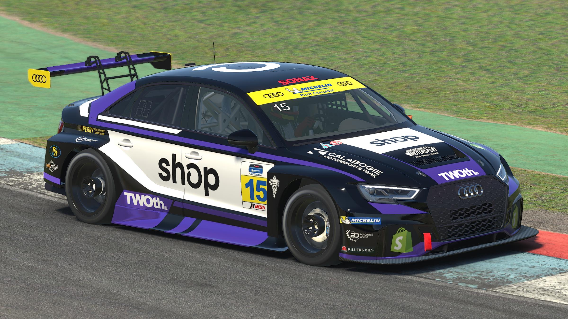 Preview of Shop App TWOth Autosport Audi RS 3 TCR 2021 by Nick Looijmans