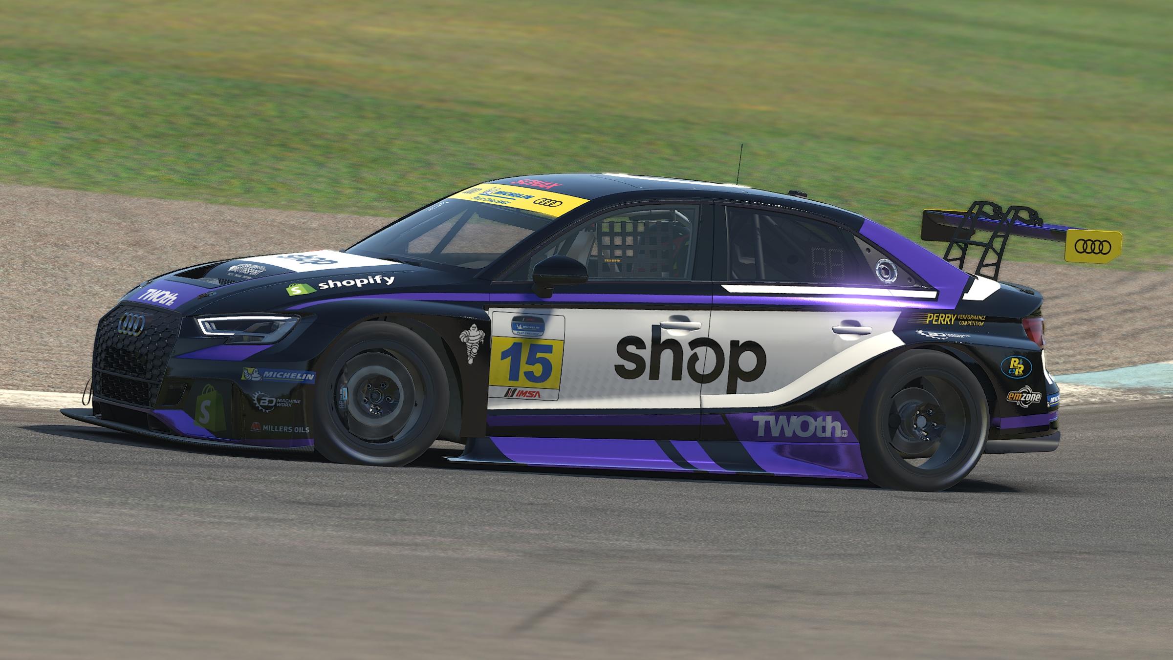 Preview of Shop App TWOth Autosport Audi RS 3 TCR 2021 by Nick Looijmans