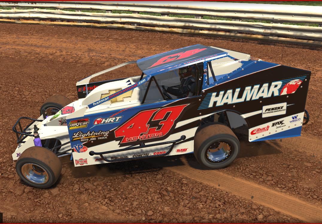 Preview of Jimmy Horton, no#, 2020 HTR Dirt Modified, sim stamped by John Schuenemann