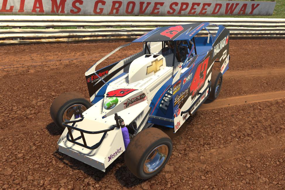 Preview of Jimmy Horton, no#, 2020 HTR Dirt Modified, sim stamped by John Schuenemann