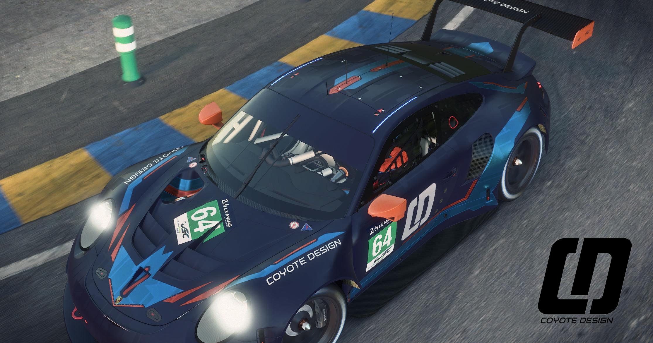 Preview of Porsche 911 RSR COYOTE DESIGN by Pierre S.