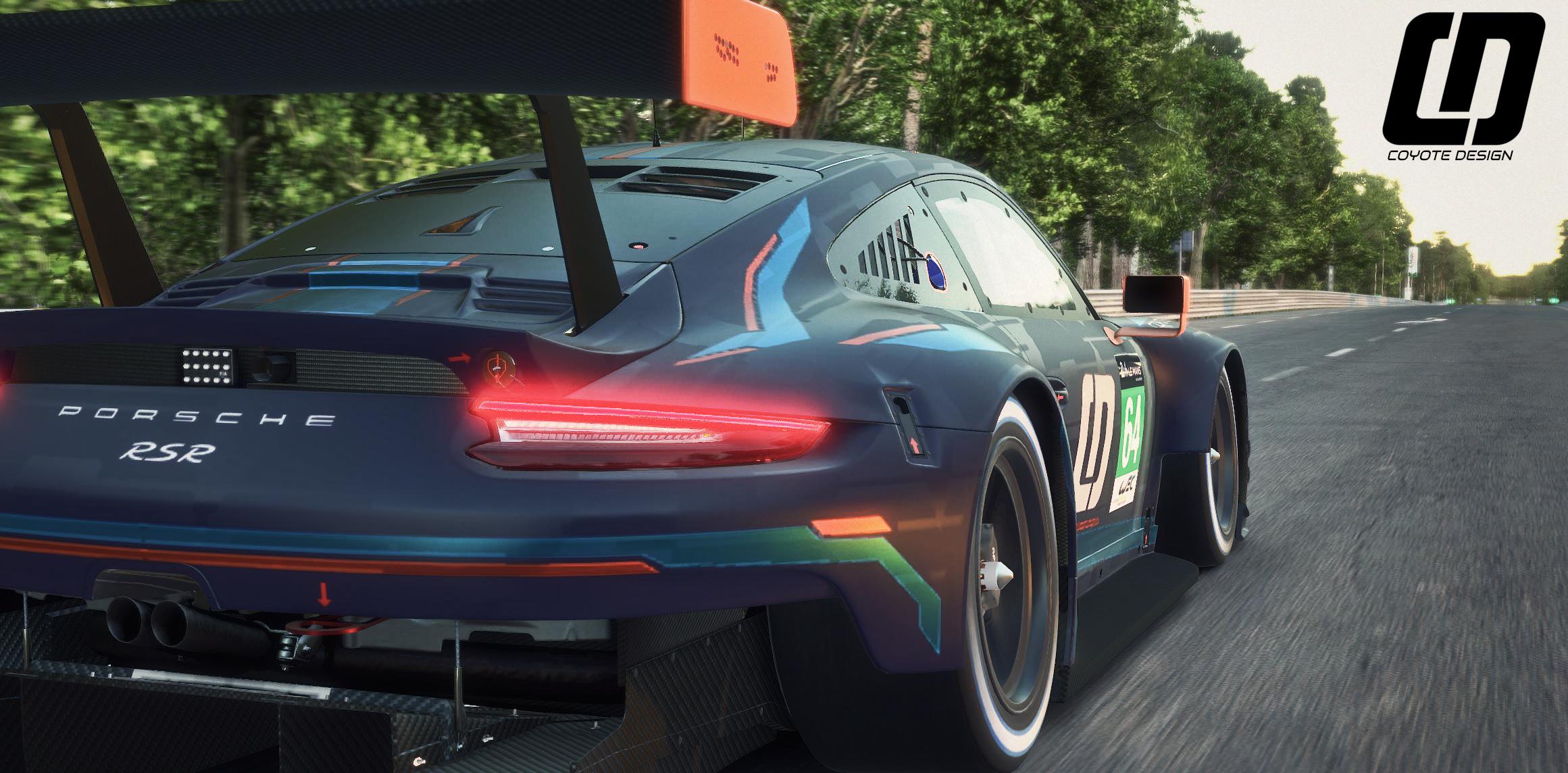 Preview of Porsche 911 RSR COYOTE DESIGN by Pierre S.