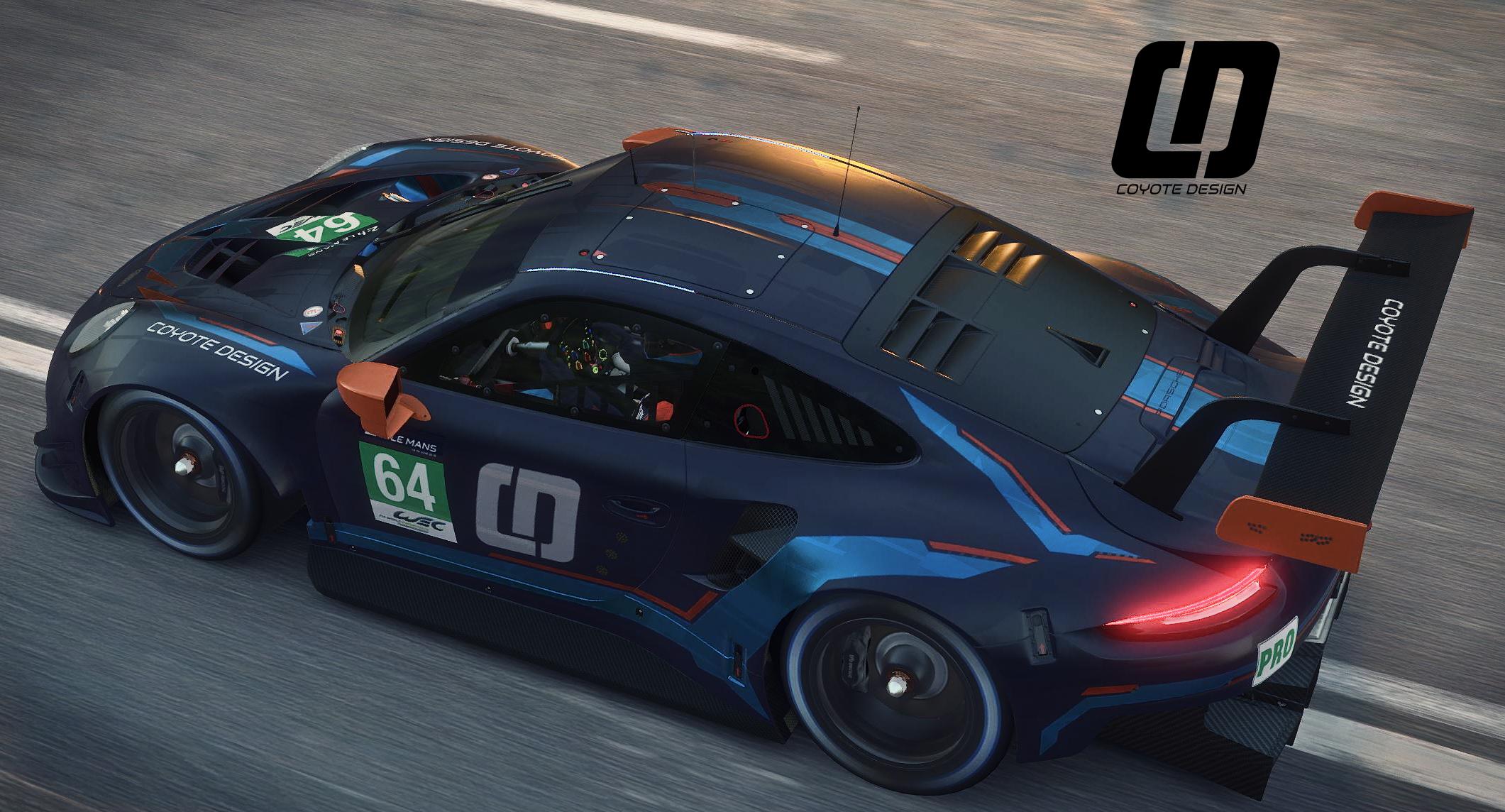 Preview of Porsche 911 RSR COYOTE DESIGN by Pierre S.