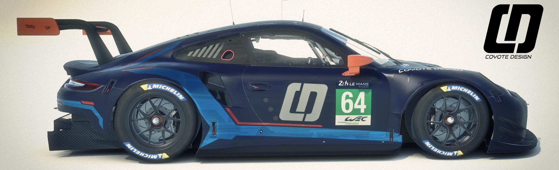 Preview of Porsche 911 RSR COYOTE DESIGN by Pierre S.