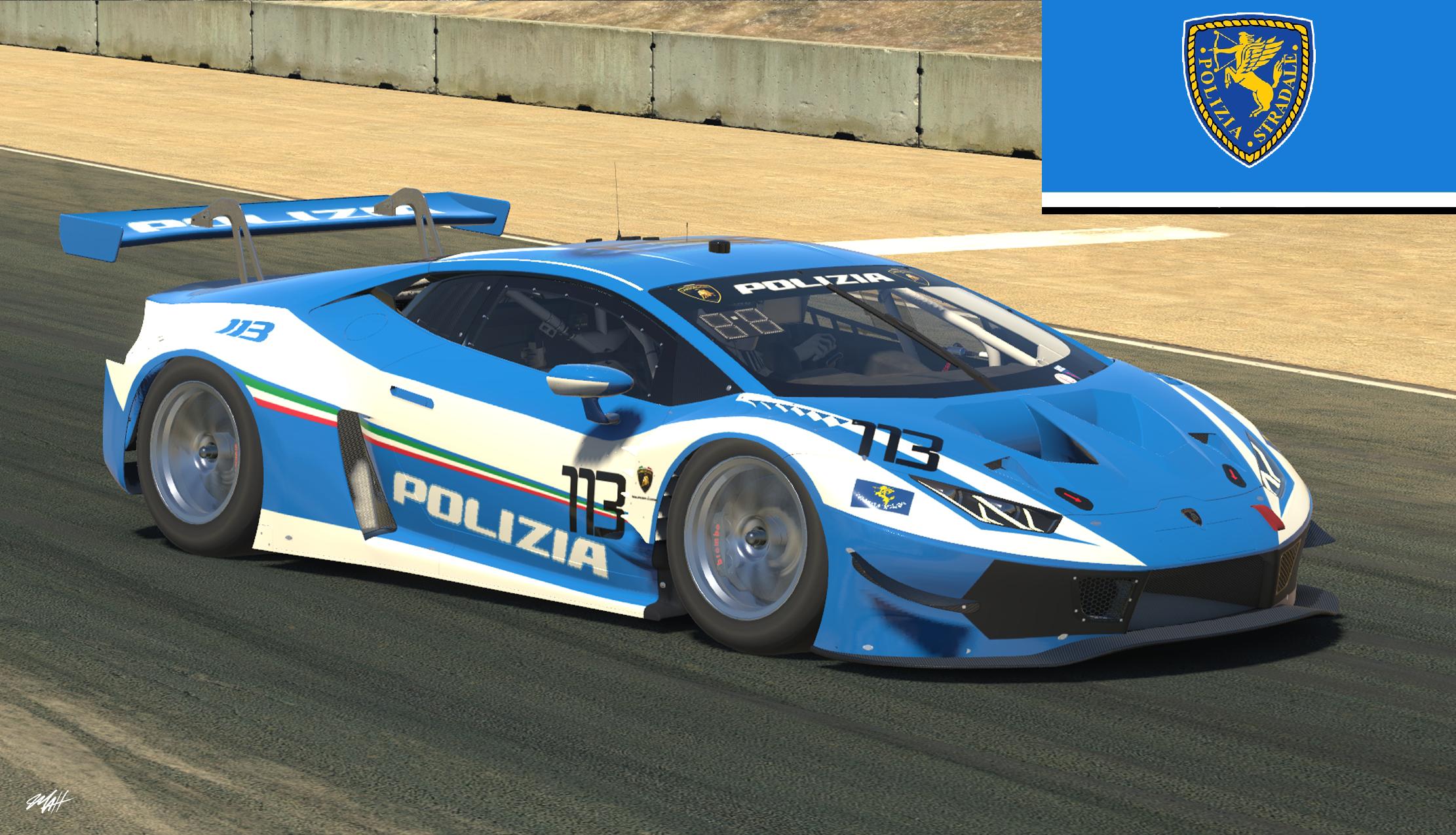 Preview of Polizia Stradale | Huracan GT3 EVO by Matt Tomelleri