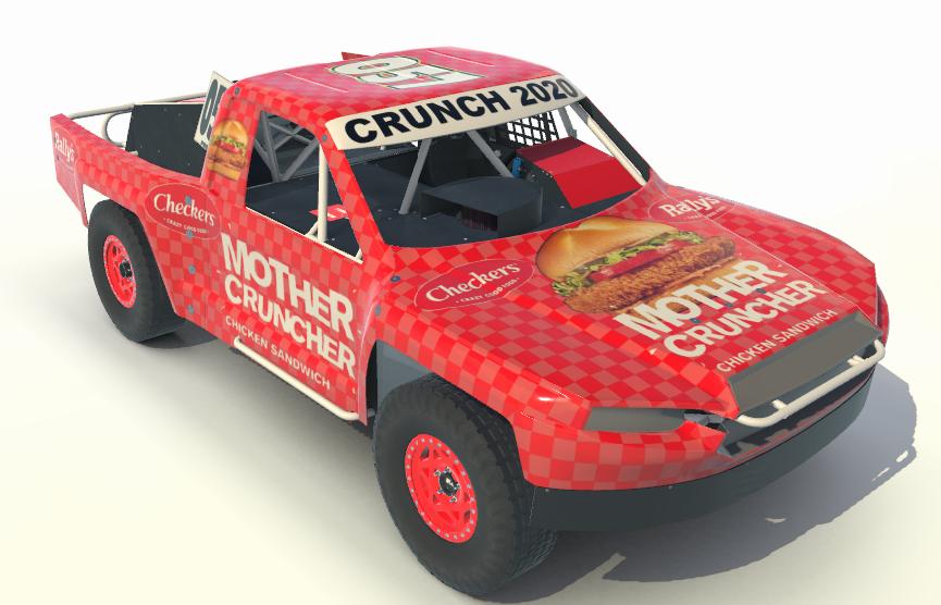 Checkers Rallys MotherCruncher truck by Ron Harrington - Trading Paints