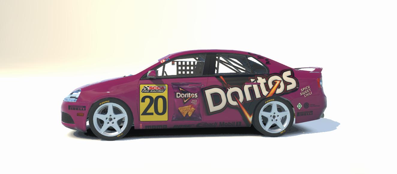 Preview of VW Jetta TDI Doritos Spicy Sweet Chili by Johnny McNamara