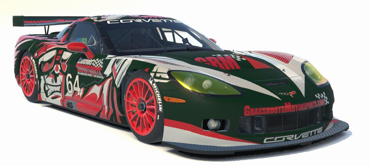 Preview of Grassroots Motorsports GRM Livery for C6R Corvette - GREEN by Scott Lear