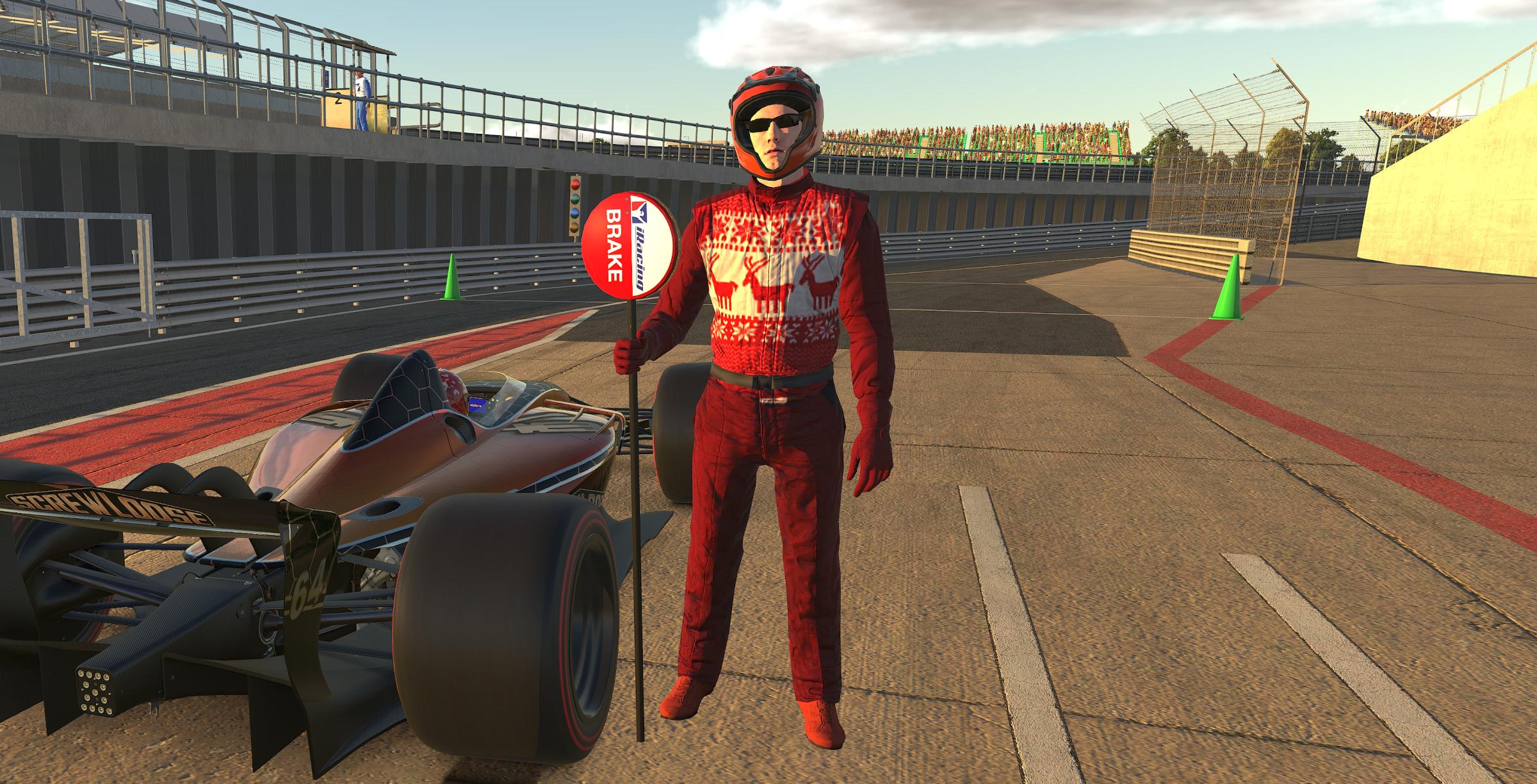 Preview of christmas sweater suit + helmet by Julius Fahlbusch