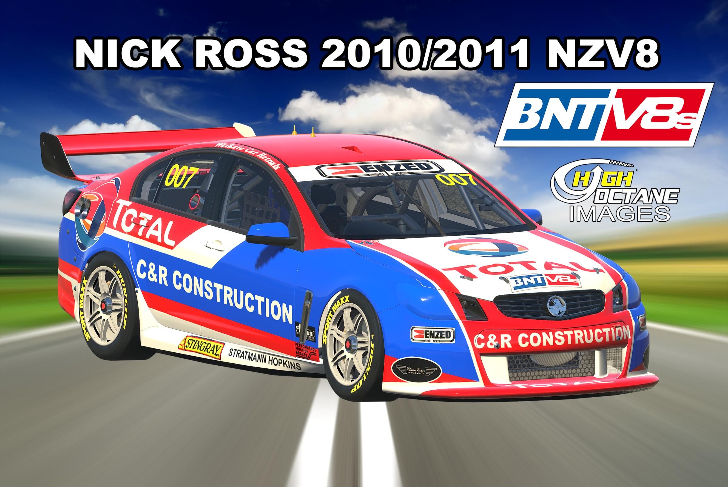 Nick Ross 2010/2011 NZV8 by Matt Heywood - Trading Paints