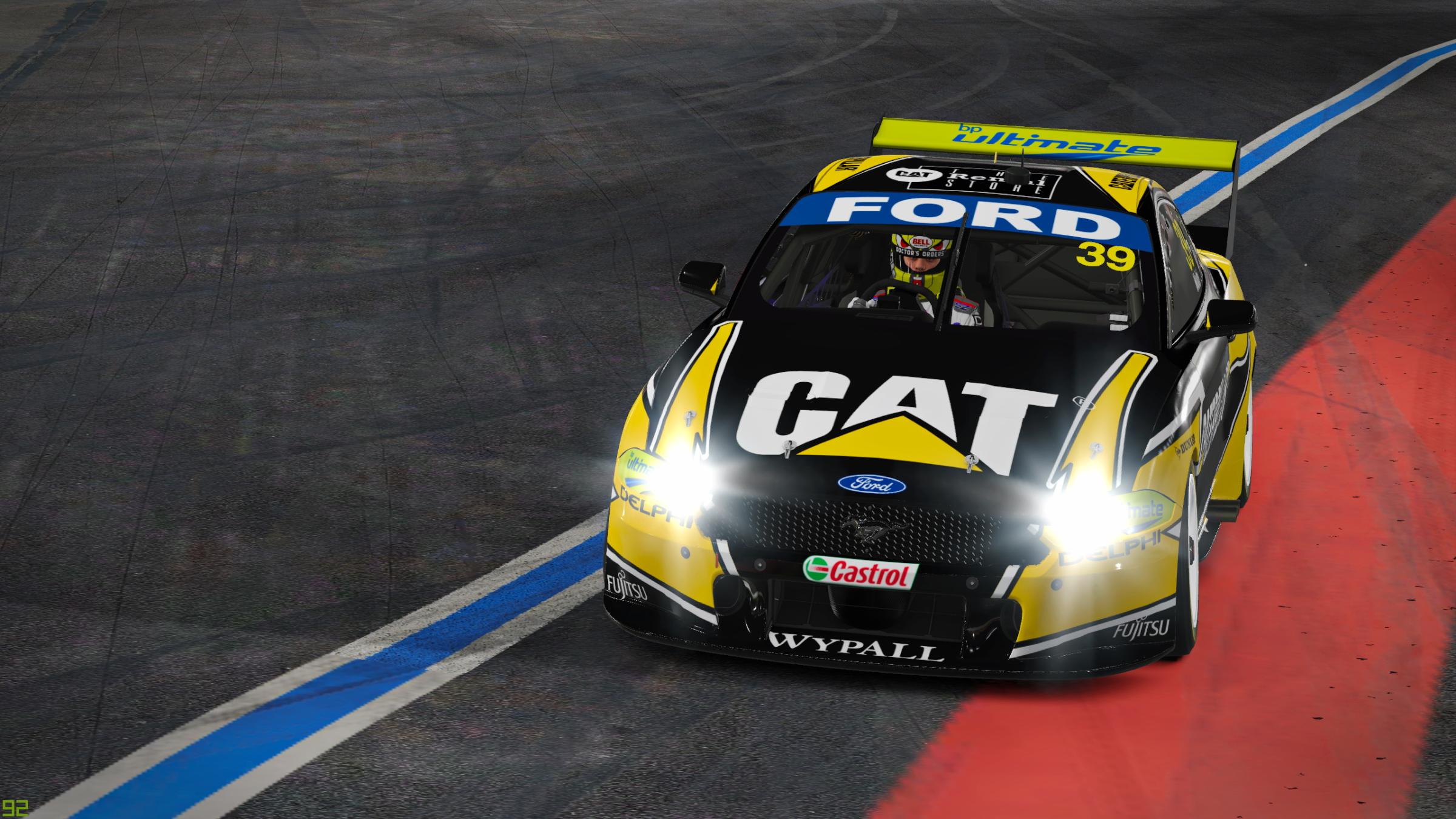 Preview of Jason Brights Ford Performance Racing 2006 Falcon Mustang. CAT FPR Caterpillar. by Julian Mukhi