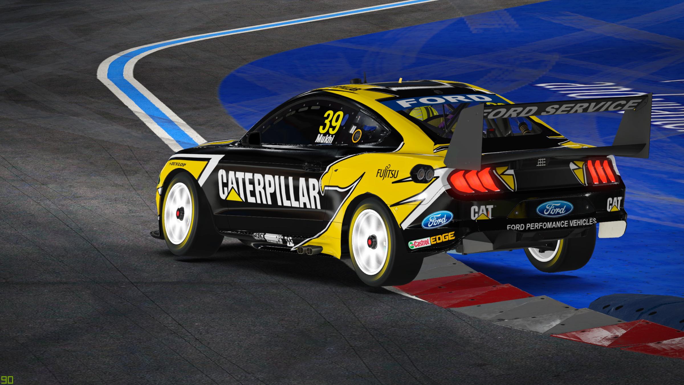 Preview of Jason Brights Ford Performance Racing 2006 Falcon Mustang. CAT FPR Caterpillar. by Julian Mukhi