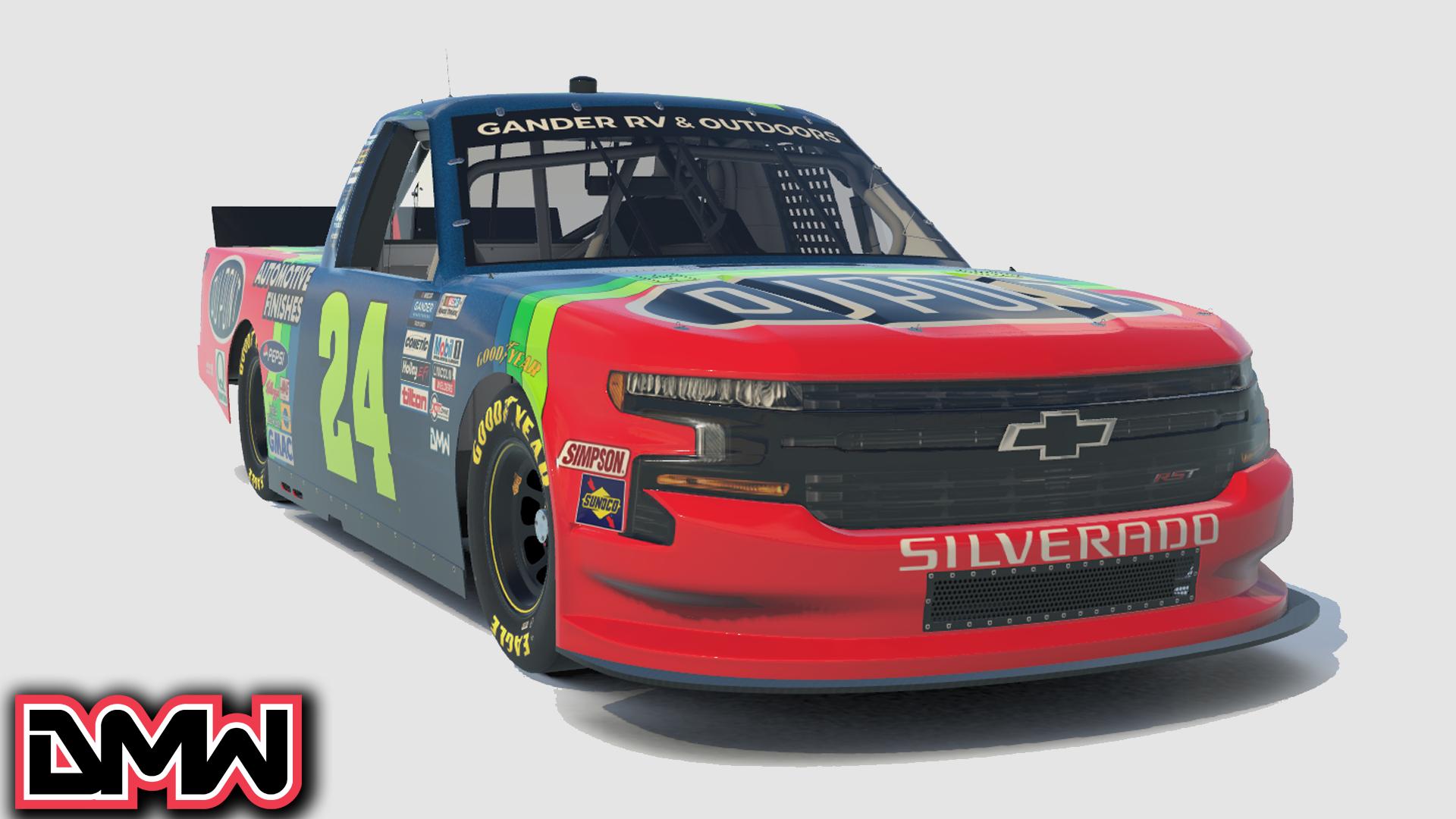 Preview of Fictional DuPont Rainbow Silverado *UPDATED to 2022 Body* by Dustin Winegardner