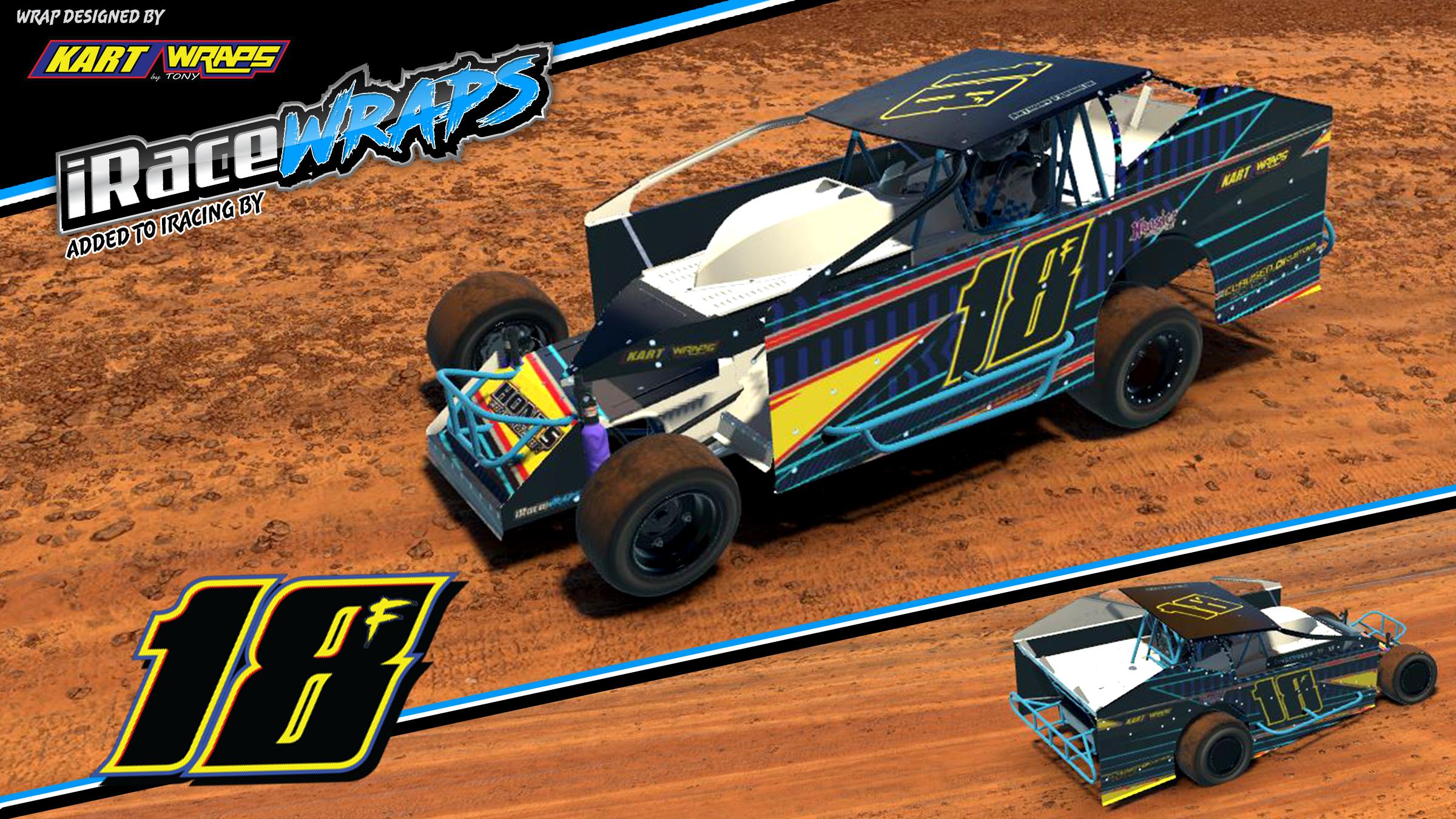 Preview of Tony Franklin - Dirt Big Block Modified from iRaceWraps by Michael E.