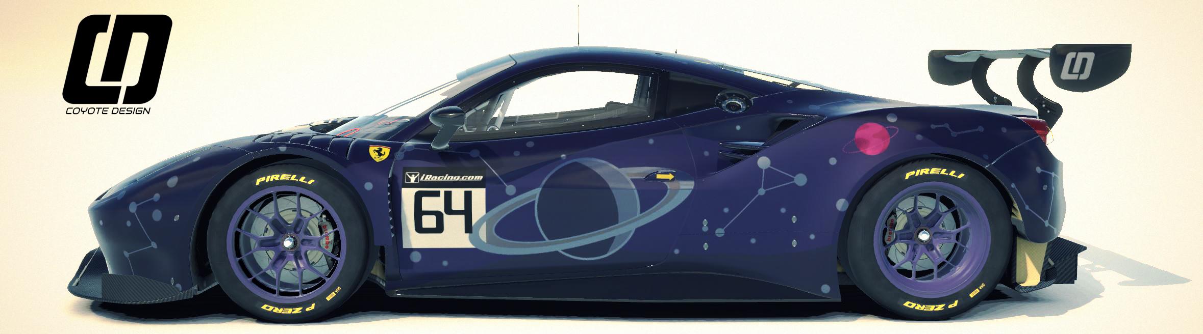 Preview of Ferrari 488 GT3 VOYAGER by Coyote Design by Pierre S.