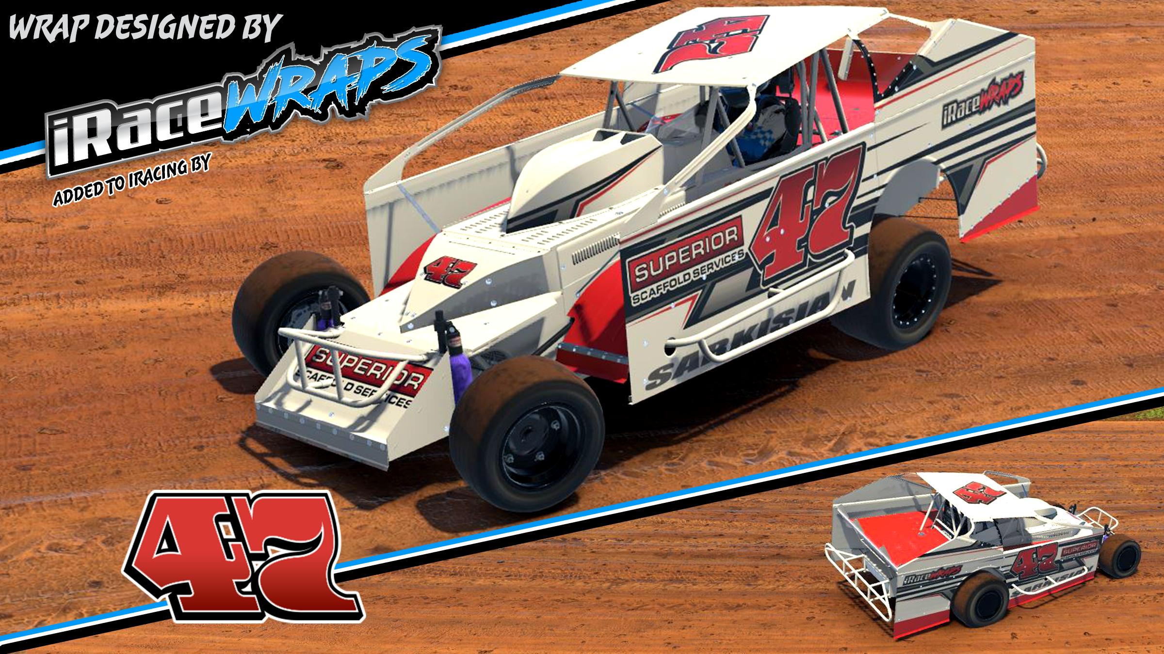 Preview of Bob Sarkisian - Dirt Big Block Modified from iRaceWraps by Michael E.