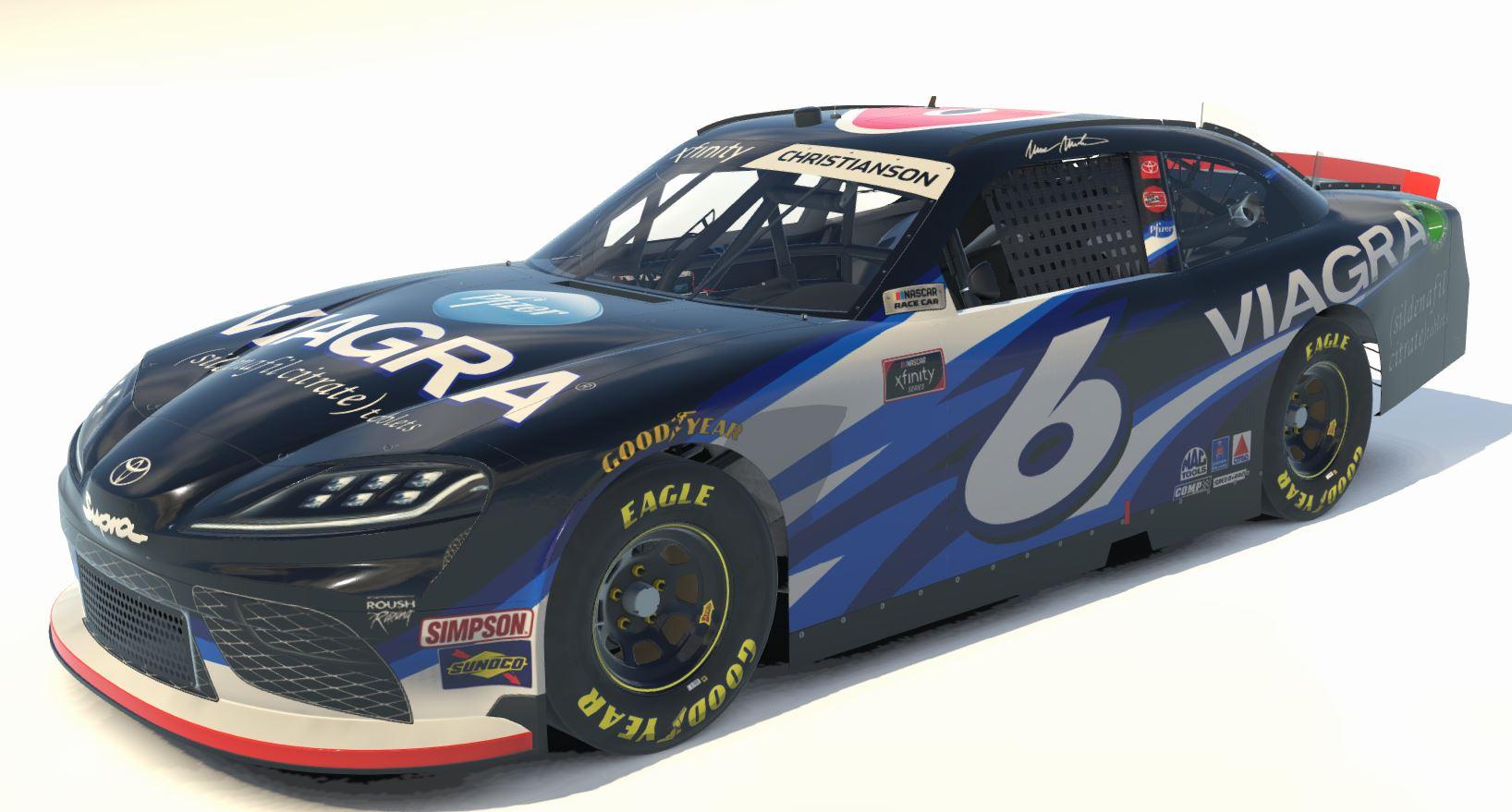 Mark Martin 2002 Viagra Toyota Supra by Nigel Christianson - Trading Paints