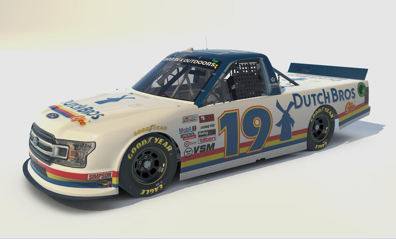 Preview of Dutch Bros Coffee NASCAR Ford F150 by Travis C.