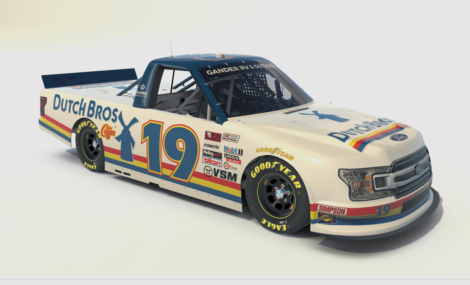 Preview of Dutch Bros Coffee NASCAR Ford F150 by Travis C.