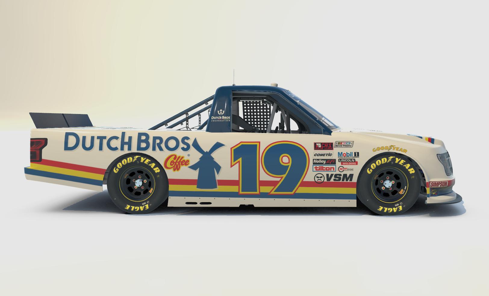 Preview of Dutch Bros Coffee NASCAR Ford F150 by Travis C.