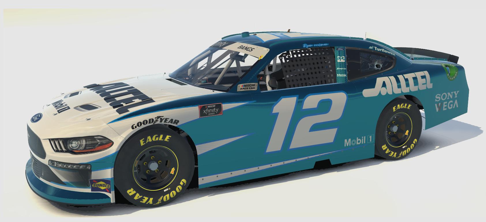 Preview of Ryan Newman 2002 Color Chrome Alltel Mustang (No Number) by Will Bangs