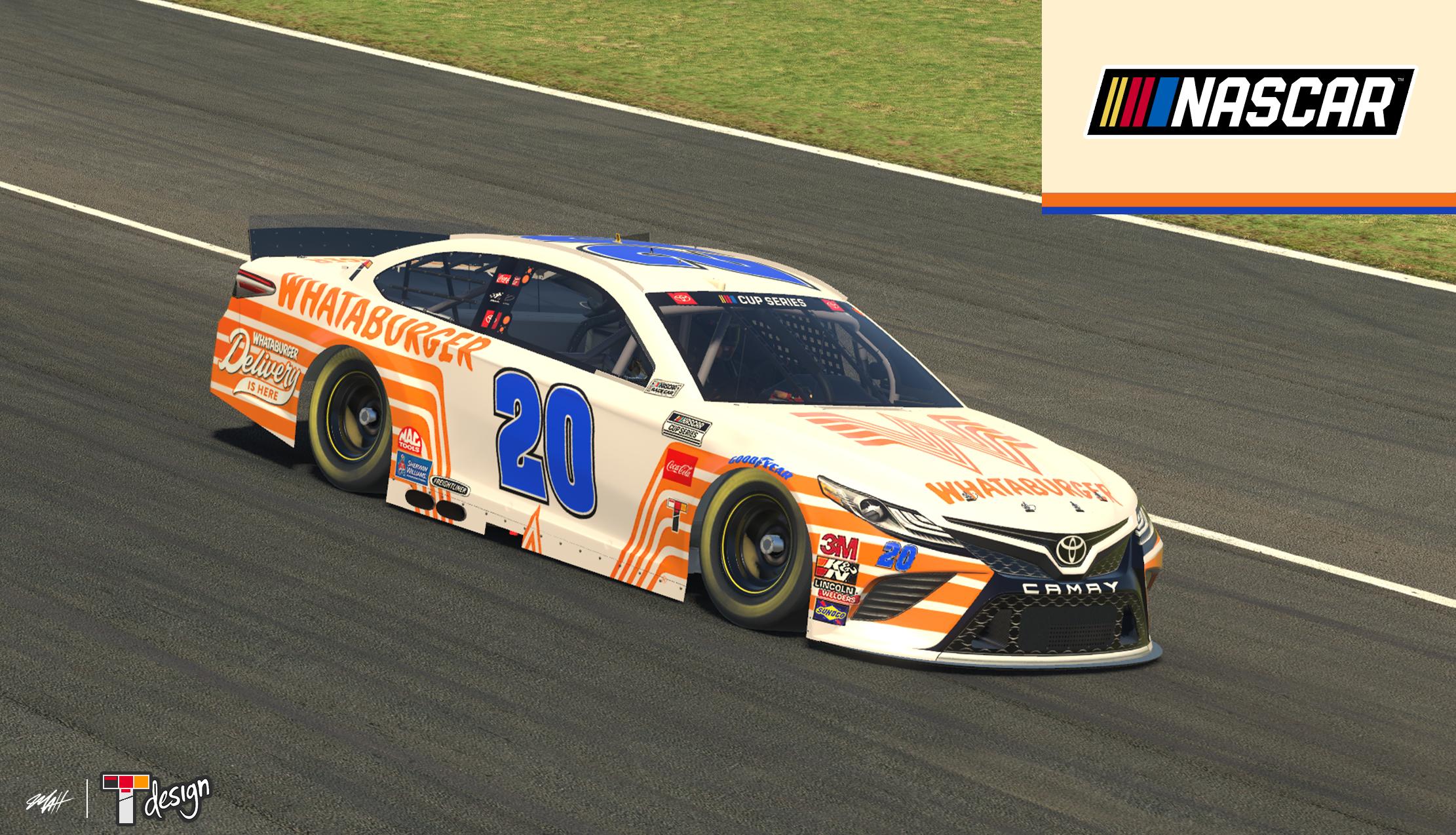 Preview of Whataburger concept | Camry Cup Series -no number- by Matthew A Tomelleri