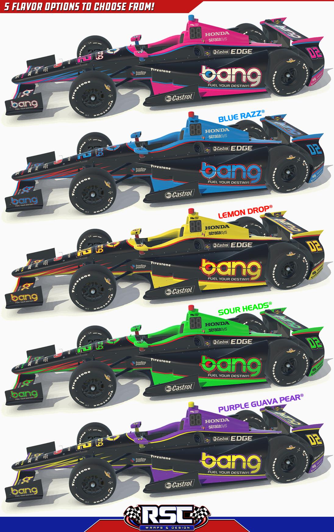 Preview of Bang Lemon Drop - IndyCar DW12 by Jason K.