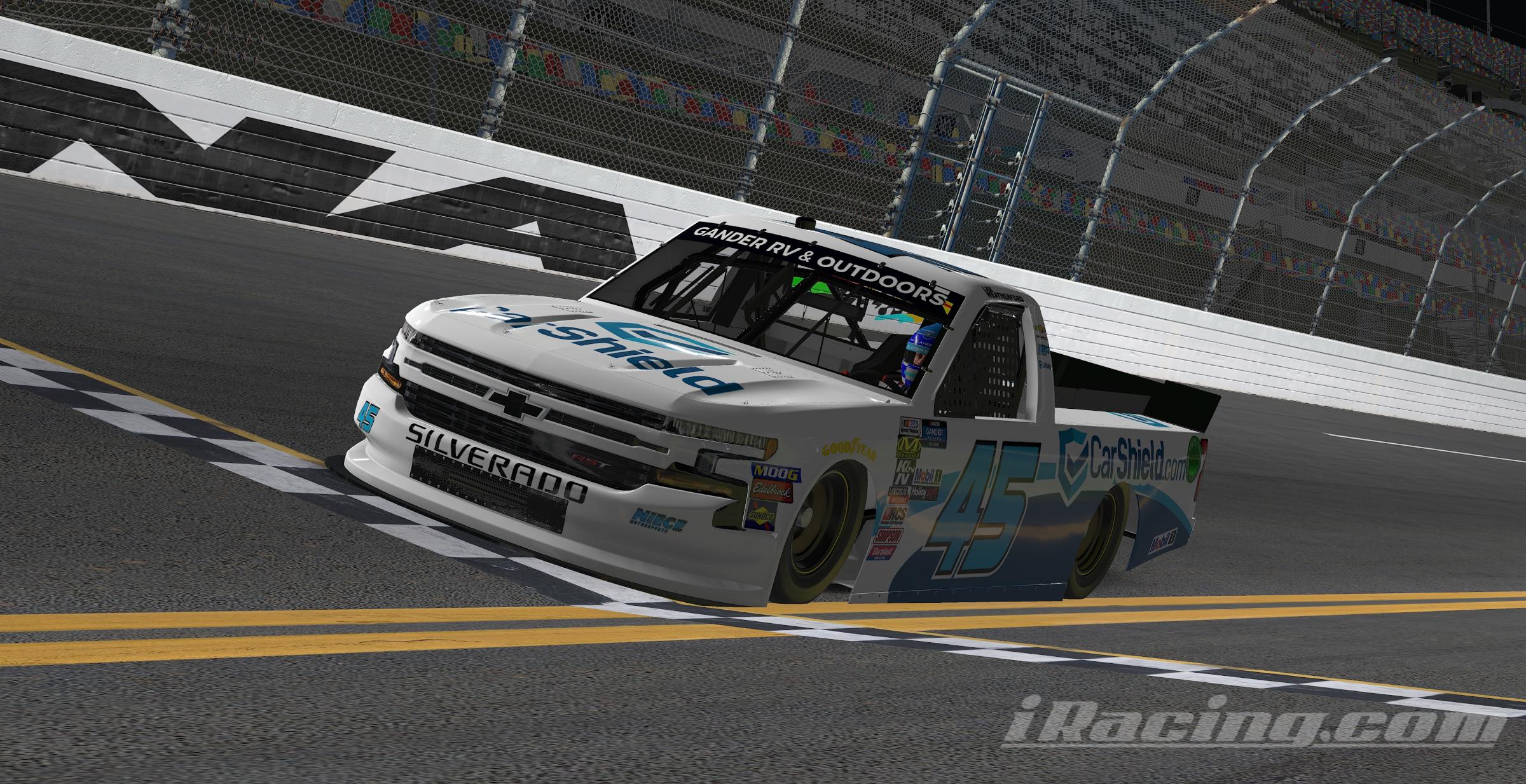 Ross Chastain CarShield W/NUMBER by Lee Weatherford Trading Paints