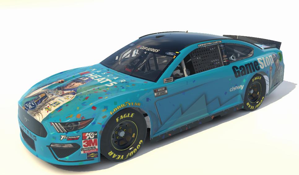 Nascar Heat 5 Gamestop paint NO NUMBER by Dakotah Curtis Trading Paints
