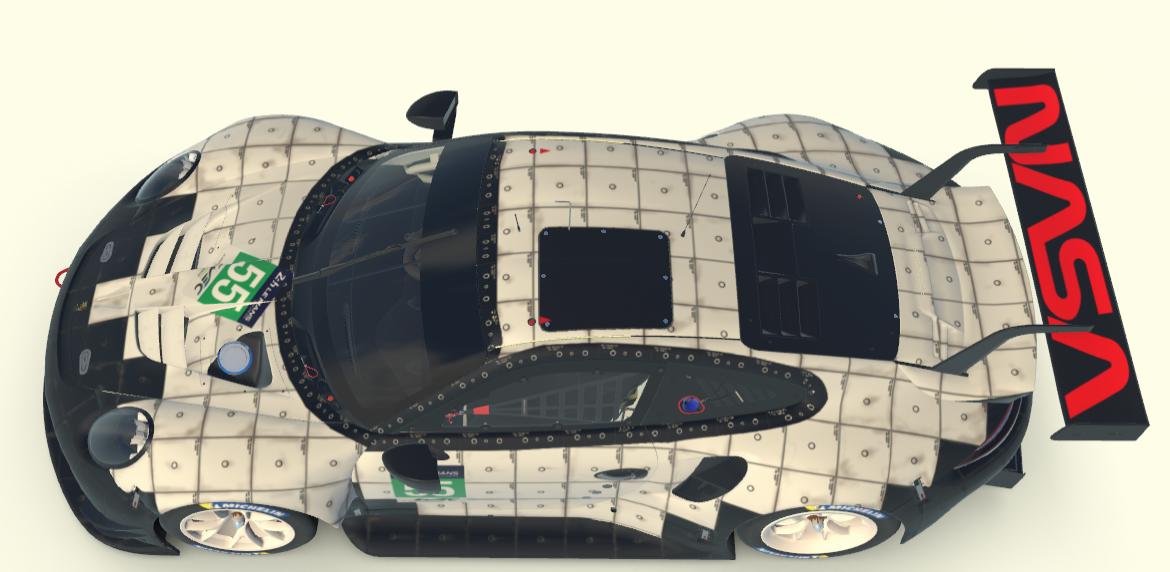 Preview of Porsche 911 RSR NASA Race Shuttle by Daniel Kranefuss