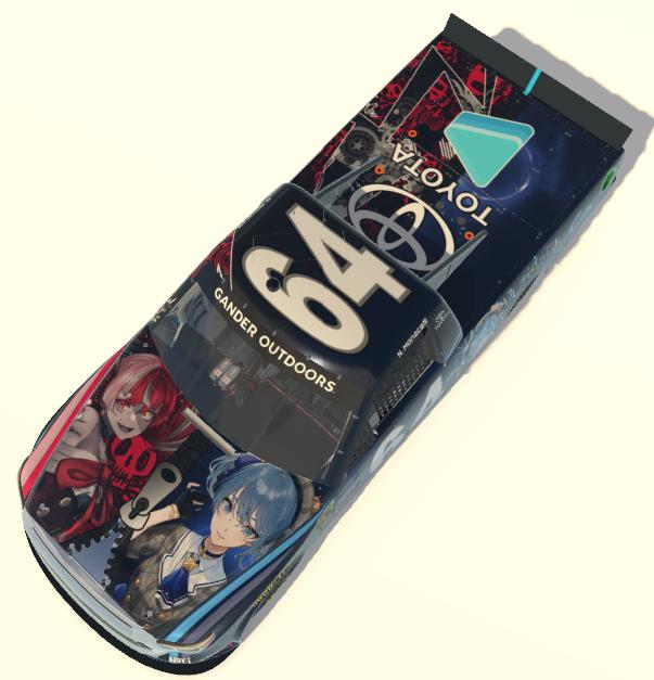 Preview of Kureiji Ollie/Hoshimachi Suisei Hololive "Zipper" style Toyota Tundra by Brandon D.