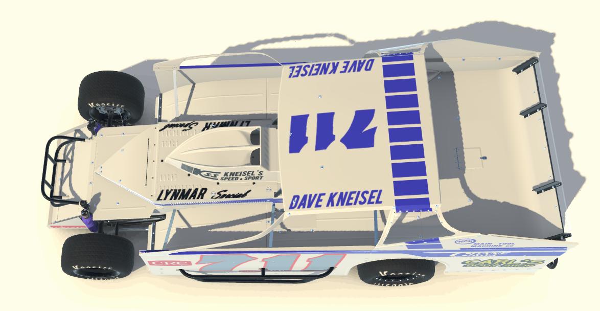 Preview of Dave "Ole Bones" Kneisel Memorial car by Derek Line