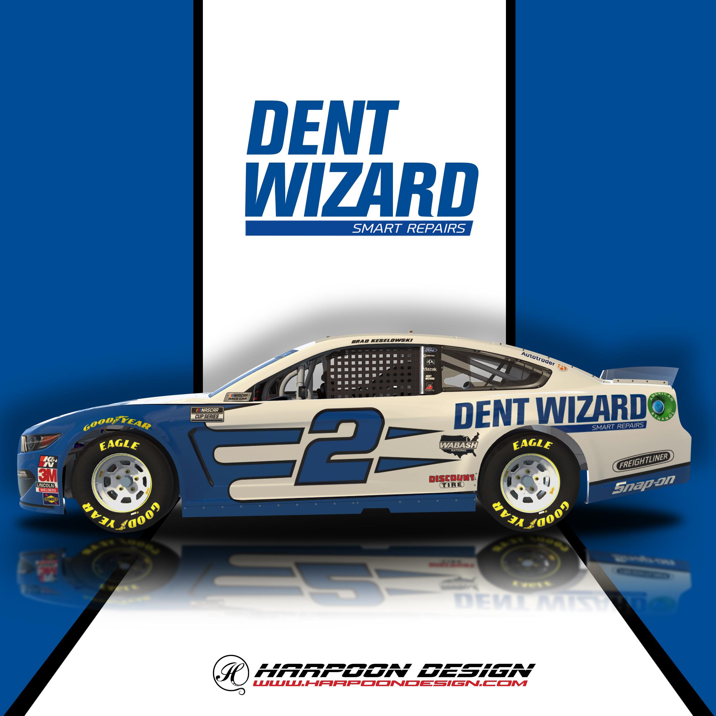 2021 Brad Keselowski Dent Wizard Mustang by Brantley Roden - Trading Paints