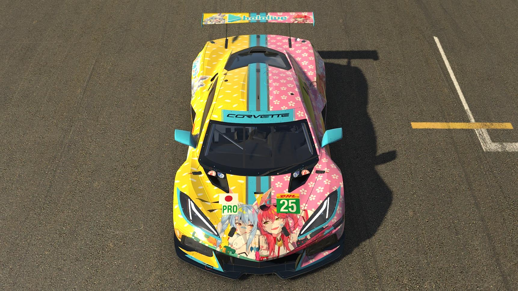 Preview of hololive peko×miko Chevrolet Corvette C8R GTE  by Takuya Onbe