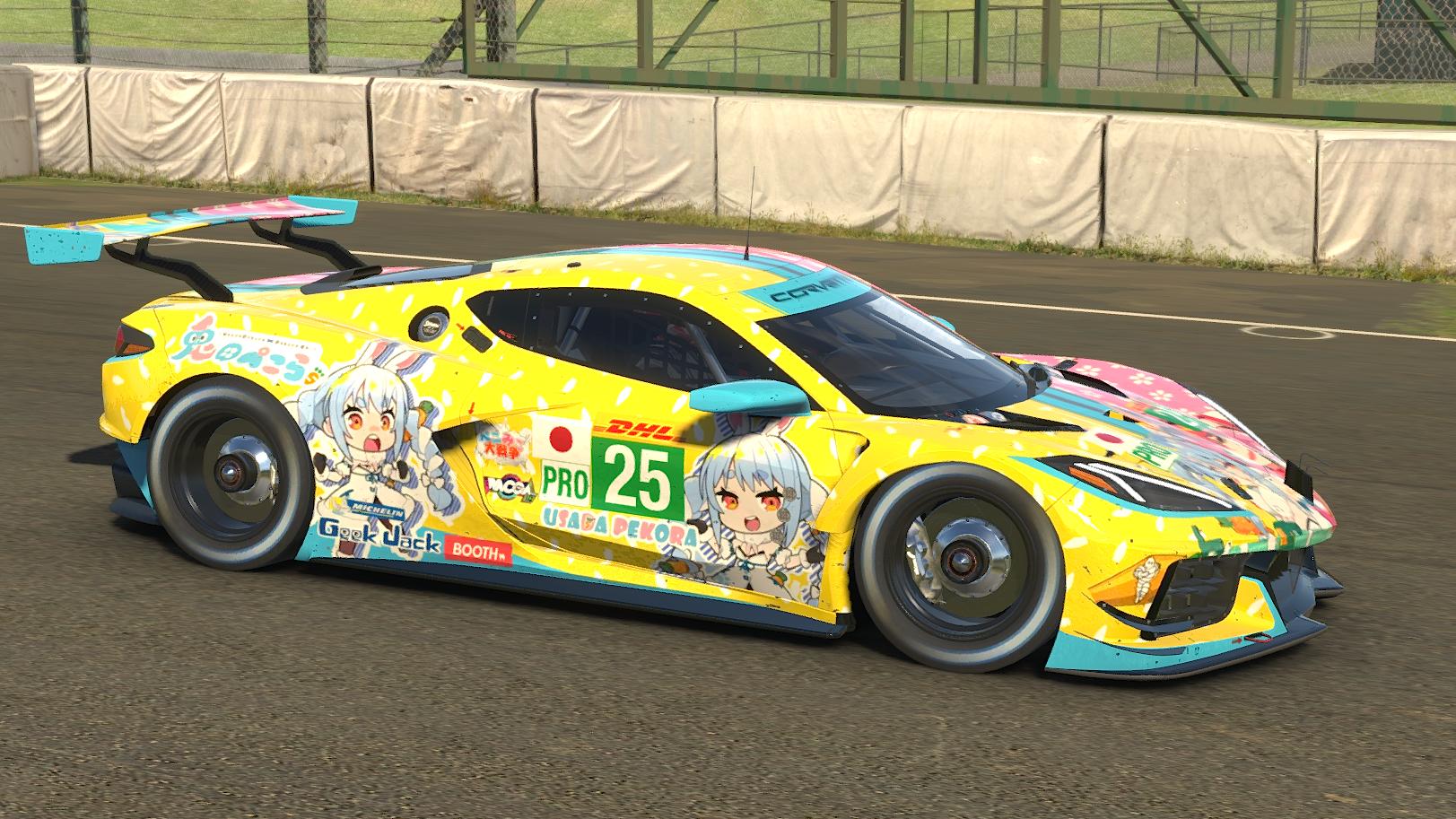 Preview of hololive peko×miko Chevrolet Corvette C8R GTE  by Takuya Onbe