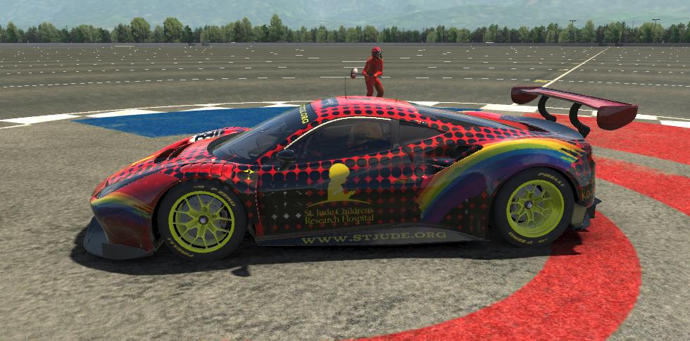 Preview of St. Judes Childrens Hospital Ferrari 488 GT3 by JC Ewing