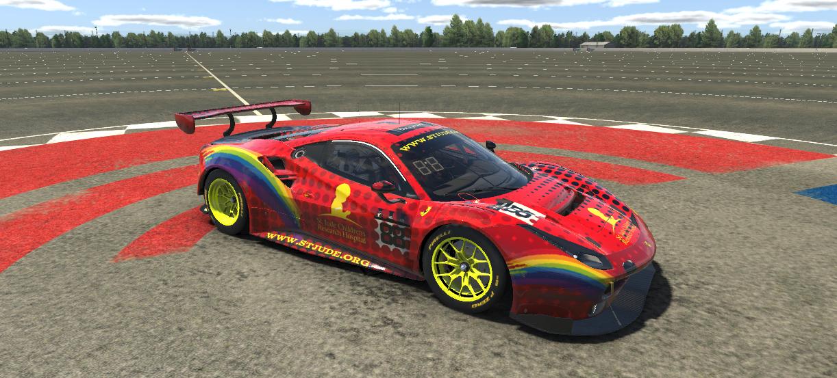 Preview of St. Judes Childrens Hospital Ferrari 488 GT3 by JC Ewing
