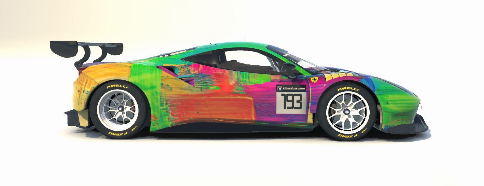 Preview of Ferrari 488 GT3 paint splodge by Neil White2