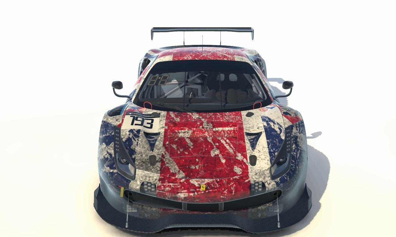 Preview of Ferrari 488 GT3 Red, White & Blue by Neil White2