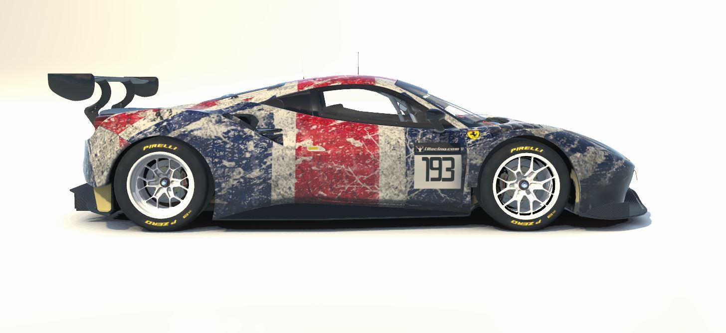 Preview of Ferrari 488 GT3 Red, White & Blue by Neil White2
