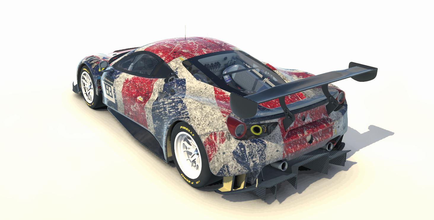 Preview of Ferrari 488 GT3 Red, White & Blue by Neil White2