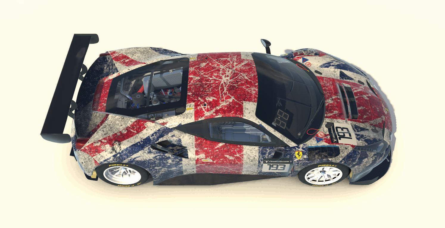 Preview of Ferrari 488 GT3 Red, White & Blue by Neil White2