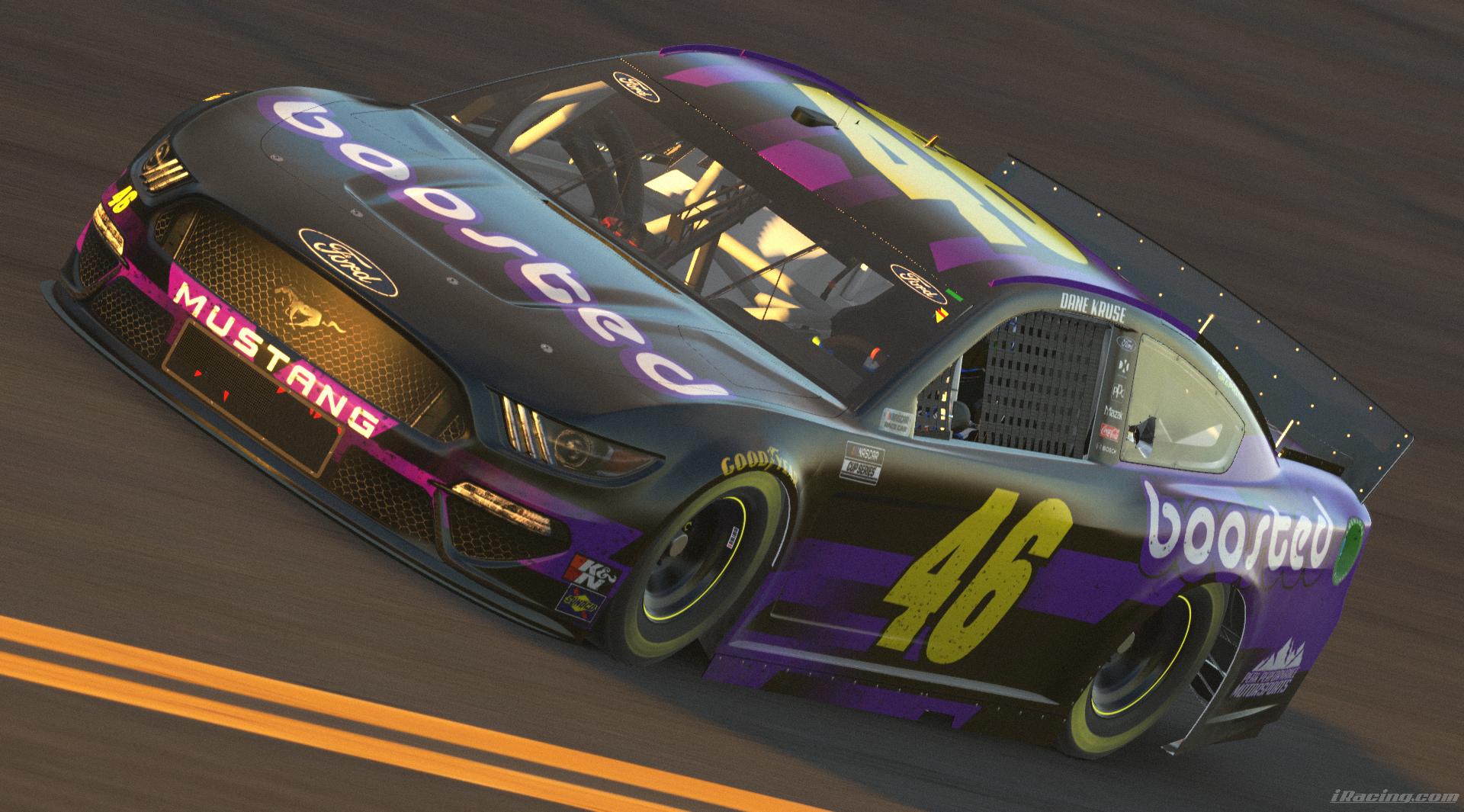 Boosted Mustang, Black by Dane Kruse - Trading Paints