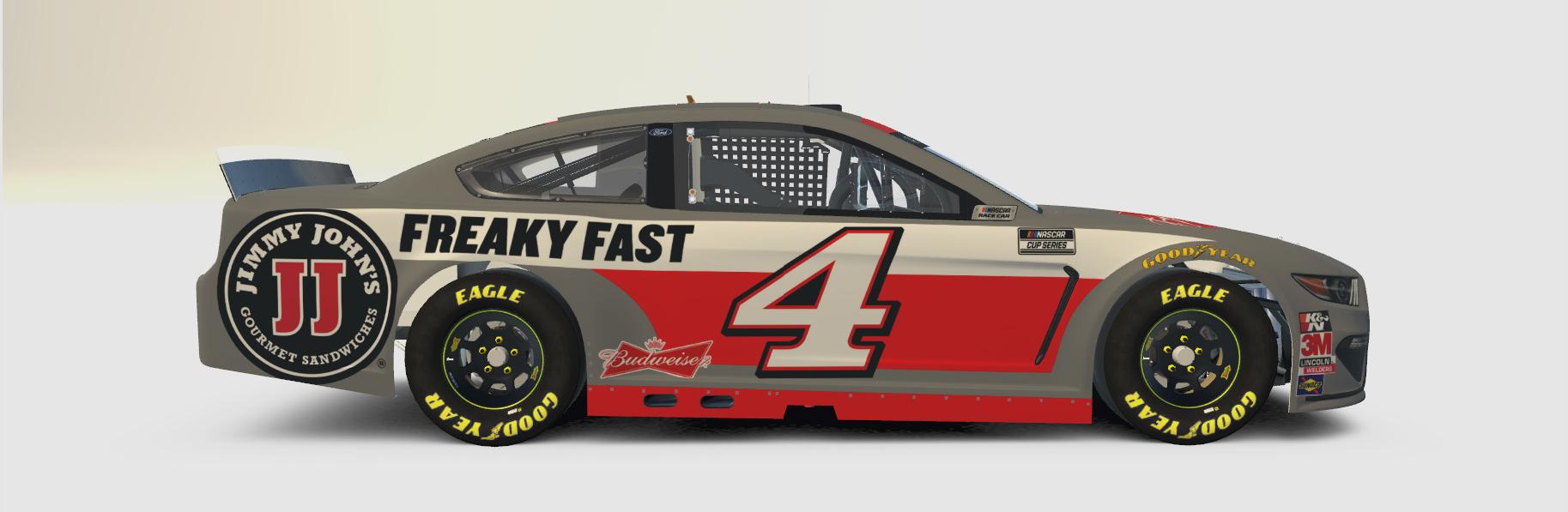 Preview of 2014 Kevin Harvick Test Car. Jimmy Johns/Budweiser (#4)(spec) by Cody Ronnie